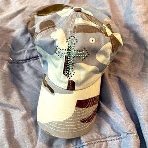 Western Products M & F Western camo blinged baseball cap